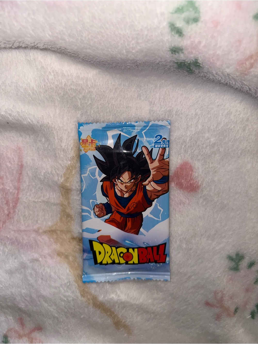 Kids Dragon Ball Goku Blue and Orange Pajama Top